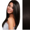 Prírodné čierne CLIP IN vlasy na predĺženie 100g - 40-43 cm