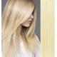 Najsvetlejšie blond CLIP IN vlasy na predĺženie 100g - 40-43 cm
