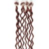 Micro ring, 50 cm 0,7g/pr., 50 ks, kučeravé - medená