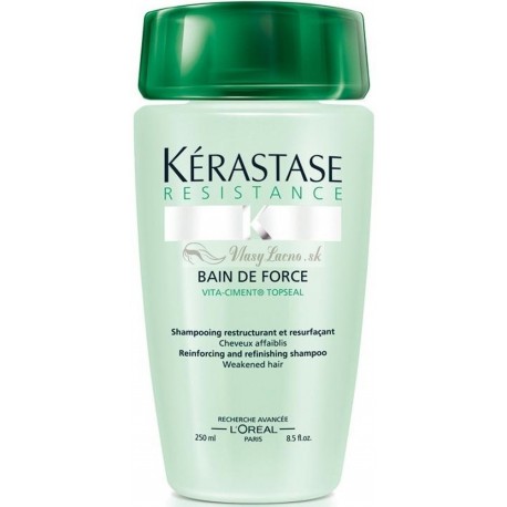 KÉRASTASE Résistance Bain De Force šampón pre krehké, lámavé vlasy 250ml